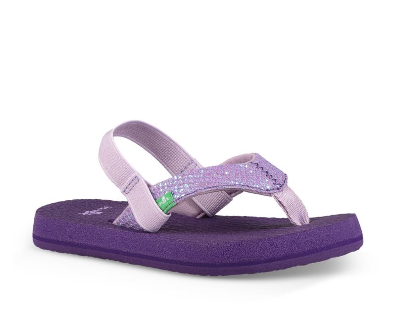 Sanuk Yoga Glitter - Sanuk Sandals Kids Purple - Philippines VSXMEF085